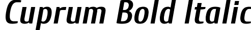 Cuprum Bold Italic font - Cuprum-BoldItalic.ttf