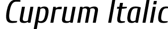 Cuprum Italic font - Cuprum-Italic.ttf