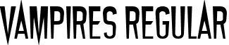 Vampires Regular font - Vampires.otf