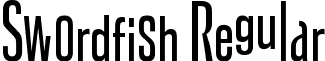 Swordfish Regular font - Swordfish.ttf