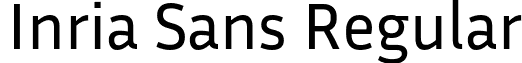 Inria Sans Regular font - InriaSans-Regular.otf