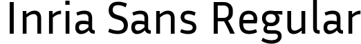 Inria Sans Regular font - InriaSans-Regular.ttf