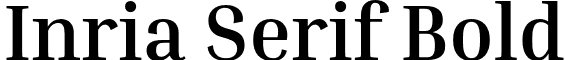 Inria Serif Bold font - InriaSerif-Bold.otf