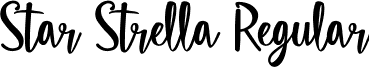 Star Strella Regular font - Star Strella.otf