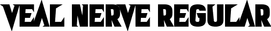 Veal Nerve Regular font - Veal Nerve.otf