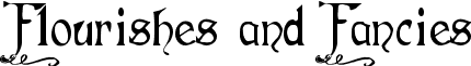 Flourishes and Fancies font - Flourishes and Fancies.ttf