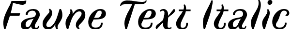 Faune Text Italic font - Faune-Text_Italic.ttf