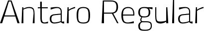 Antaro Regular font - Antaro.ttf