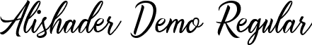 Alishader Demo Regular font - AlishaderDemo.ttf