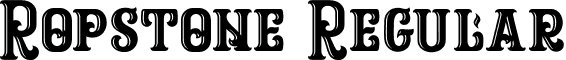 Ropstone Regular font - Ropstone_(free_demo).ttf