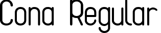 Cona Regular font - CONA.ttf