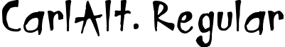 CarlAlt. Regular font - CarlAlt.ttf