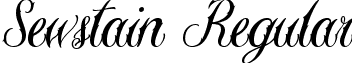 Sewstain Regular font - sewstain.otf