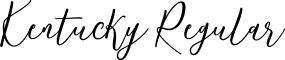 Kentucky Regular font - Kentucky_FREE.ttf