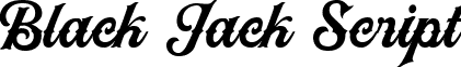 Black Jack Script font - Black_Jack_Script.ttf