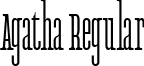 Agatha Regular font - agatha_font.ttf
