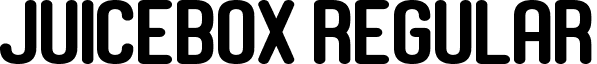 Juicebox Regular font - Juicebox.otf