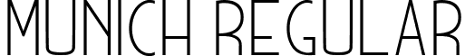 MUNICH Regular font - MUNICH SANS.ttf