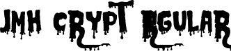 JMH CRYPT Regular font - JMH CRYPT.ttf