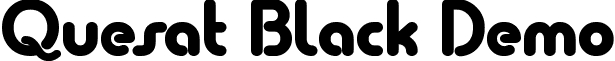 Quesat Black Demo font - Quesat Black Demo.otf