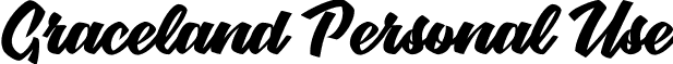 Graceland Personal Use font - Graceland_Personal_Use.ttf