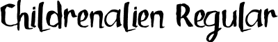 Childrenalien Regular font - Childrenalien-Regular.ttf