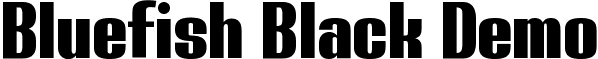 Bluefish Black Demo font - Bluefish_Black_Demo.otf