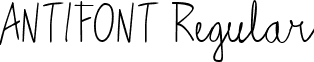 ANTIFONT Regular font - Antifont.ttf