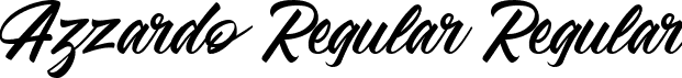 Azzardo Regular Regular font - Free_Adelaide.ttf