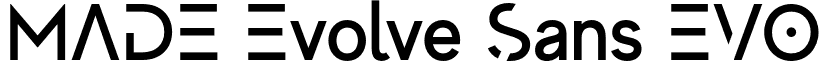 MADE Evolve Sans EVO font - MADE Evolve Sans Medium EVO (PERSONAL USE).otf