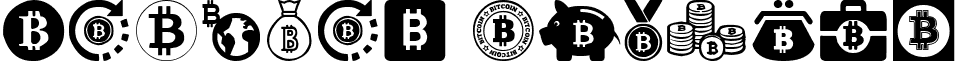 Bitcoin Regular font - Bitcoin.otf