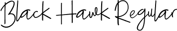 Black Hawk Regular font - Black_Hawk.ttf