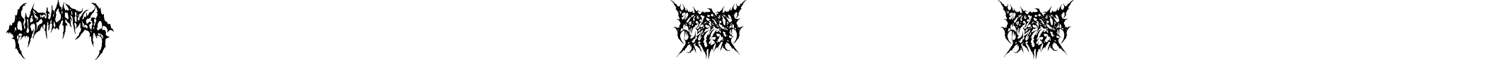 DeathMetal logo Regular font - DeathMetal logo.ttf