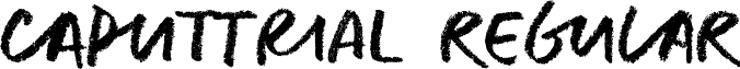 CAPUTTRIAL Regular font - CAPUT_TRIAL.otf