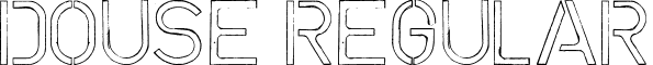 Douse Regular font - Douse.otf