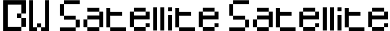 BW Satellite Satellite font - BW-Satellite.ttf