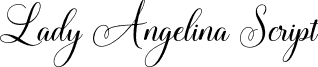 Lady Angelina Script font - Lady Angelina Script.otf