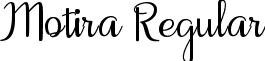Motira Regular font - Motira_Regular.otf