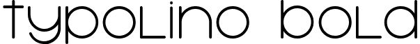 Typolino Bold font - Typolino-Bold.ttf