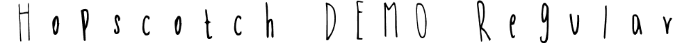 Hopscotch DEMO Regular font - HopscotchDEMO-Regular.otf