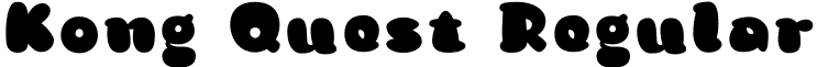 Kong Quest Regular font - KongQuest-Regular.otf