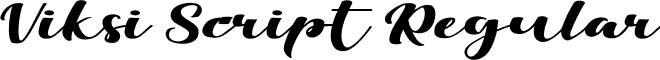 Viksi Script Regular font - Viksi_Script.ttf