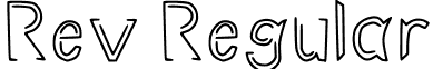 Rev Regular font - Rev.ttf