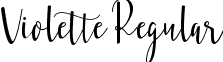 Violette Regular font - Violette.ttf