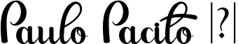 Paulo Pacito - font - Paulo_Pacito_-.otf