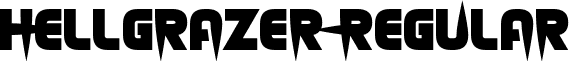 Hellgrazer Regular font - Hellgrazer.otf