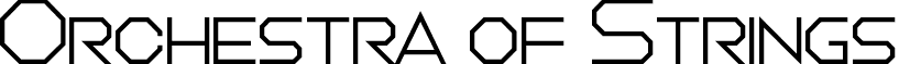 Orchestra of Strings font - Orchestra of Strings.otf