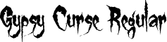 Gypsy Curse Regular font - design.horror.Gypsy Curse.ttf