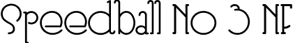 Speedball No 3 NF font - speedballno3.regular.otf
