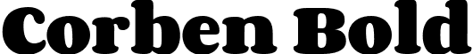 Corben Bold font - corben.regular.ttf